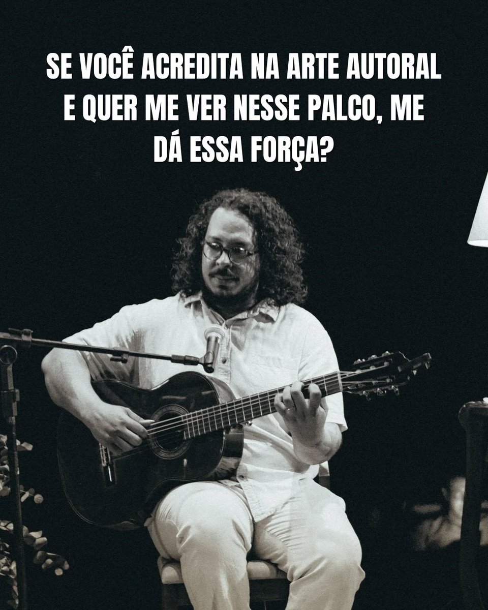 Fui pré-selecionado pro Mate Festival em Coimbra, Portugal, mas agora vem a parte mais difícil: preciso de ajuda nessa.

É só clicar no coração e, ao ficar vermelho, o voto está contabilizado.
⠀
Esse show é meu reencontro com a arte, com meu eu artístico

matefestival.com/projeto/reenco…