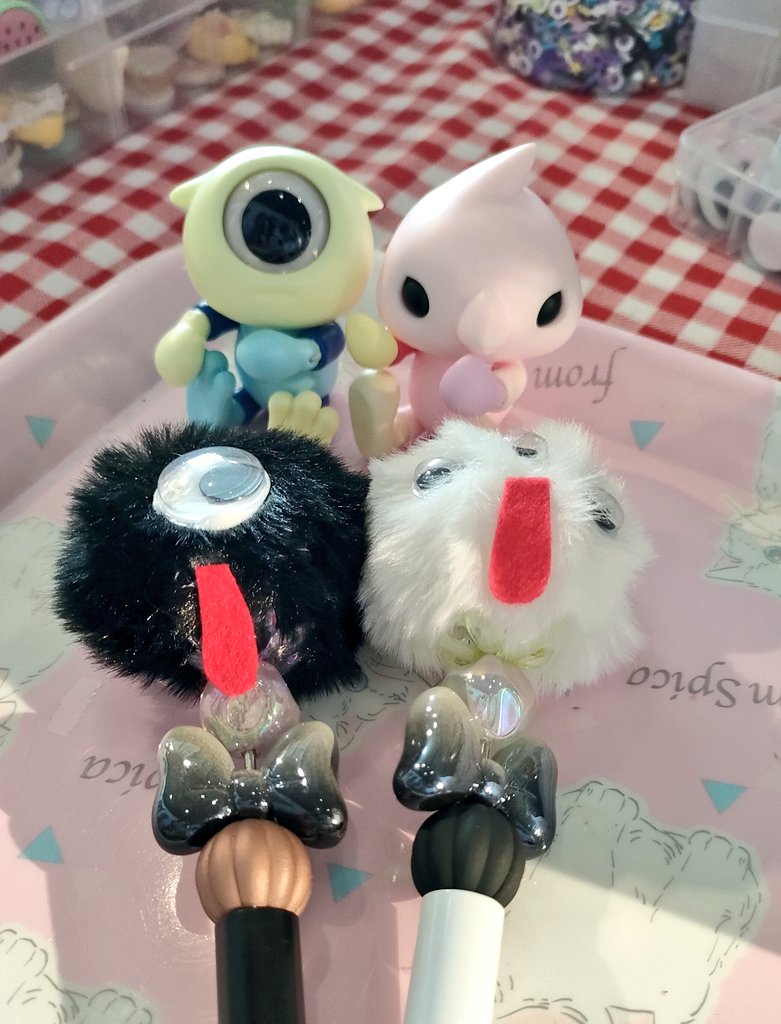 ruumin810's tweet image. 妖怪祭りに行ってきました！
ワークショップもあって、妖怪ペンを姪っ子と作りました😊
楽しかったー💕
#モンスターファクトリー