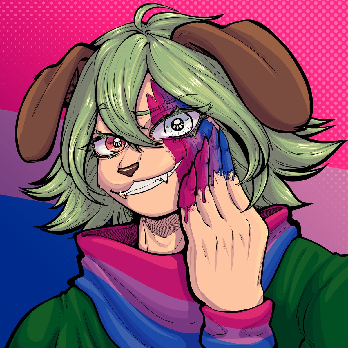 Just_Rayl's tweet image. Paint your pride YCH for @dog_seas!
Thanks a lot for commissioning me