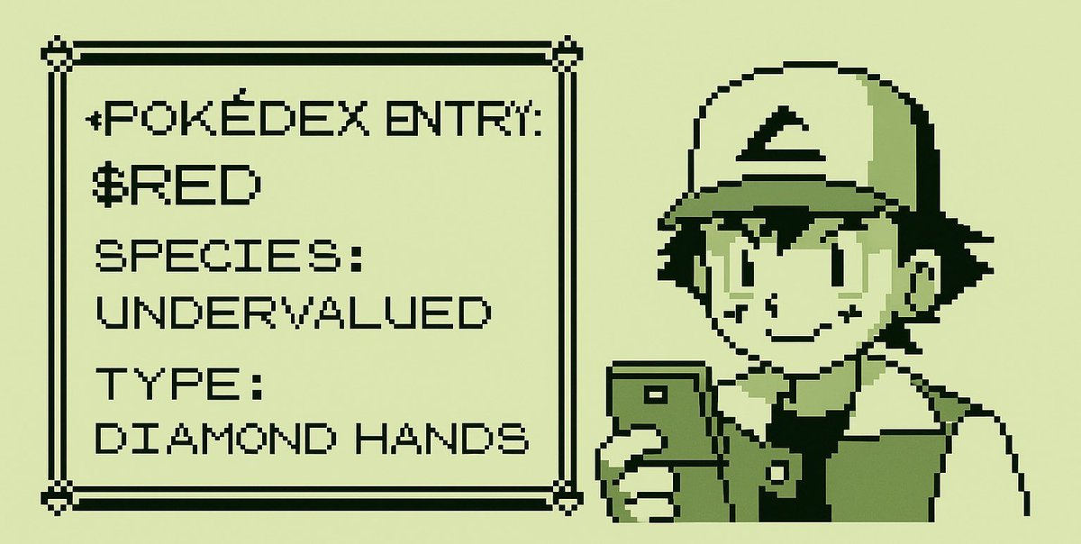 You just discovered the rarest entry in the Pokédex

Species: Undervalued

Type: Diamond Hands