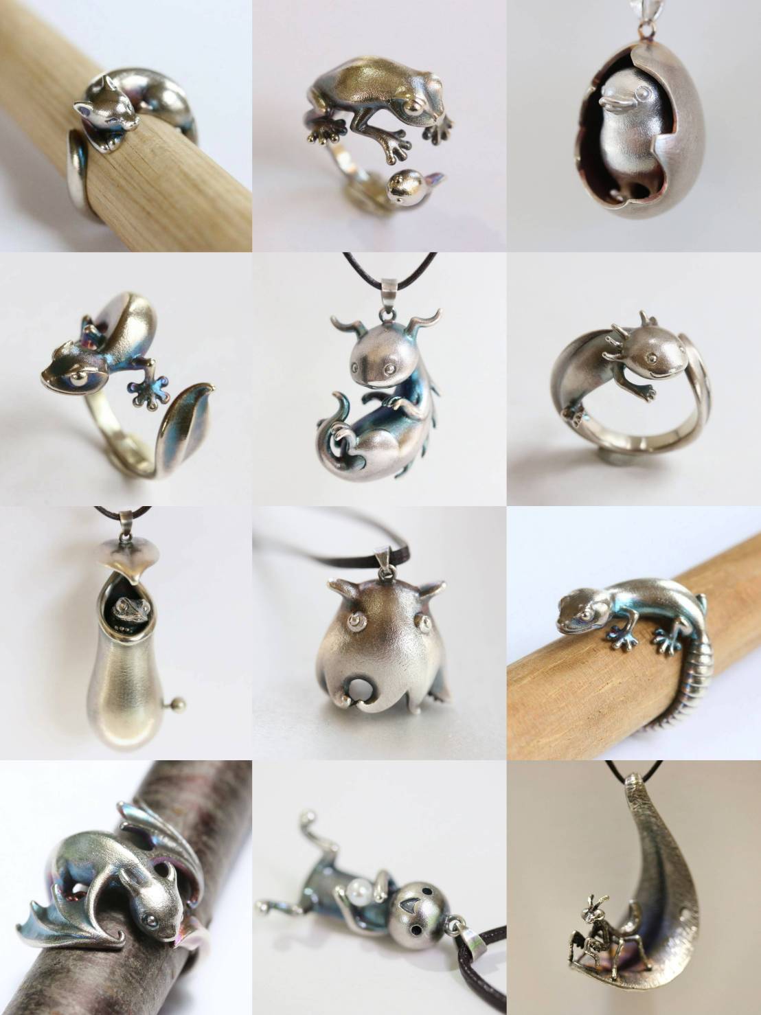 アトリエpuchuco 猫　シルバー　からくり仕掛け Amazon ペット用品 アトリエpuchuco 猫 シルバー からくり仕掛け