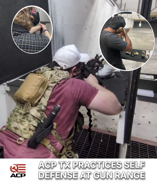ACP_TX's tweet image. ACP Texas believes in exercising our second amendment rights.
Over the past few weeks, our cadre visited the range to train self defense with various firearms, practicing pistol aim and learning how to sight in a rifle.
We will always stand up for American constitutional…