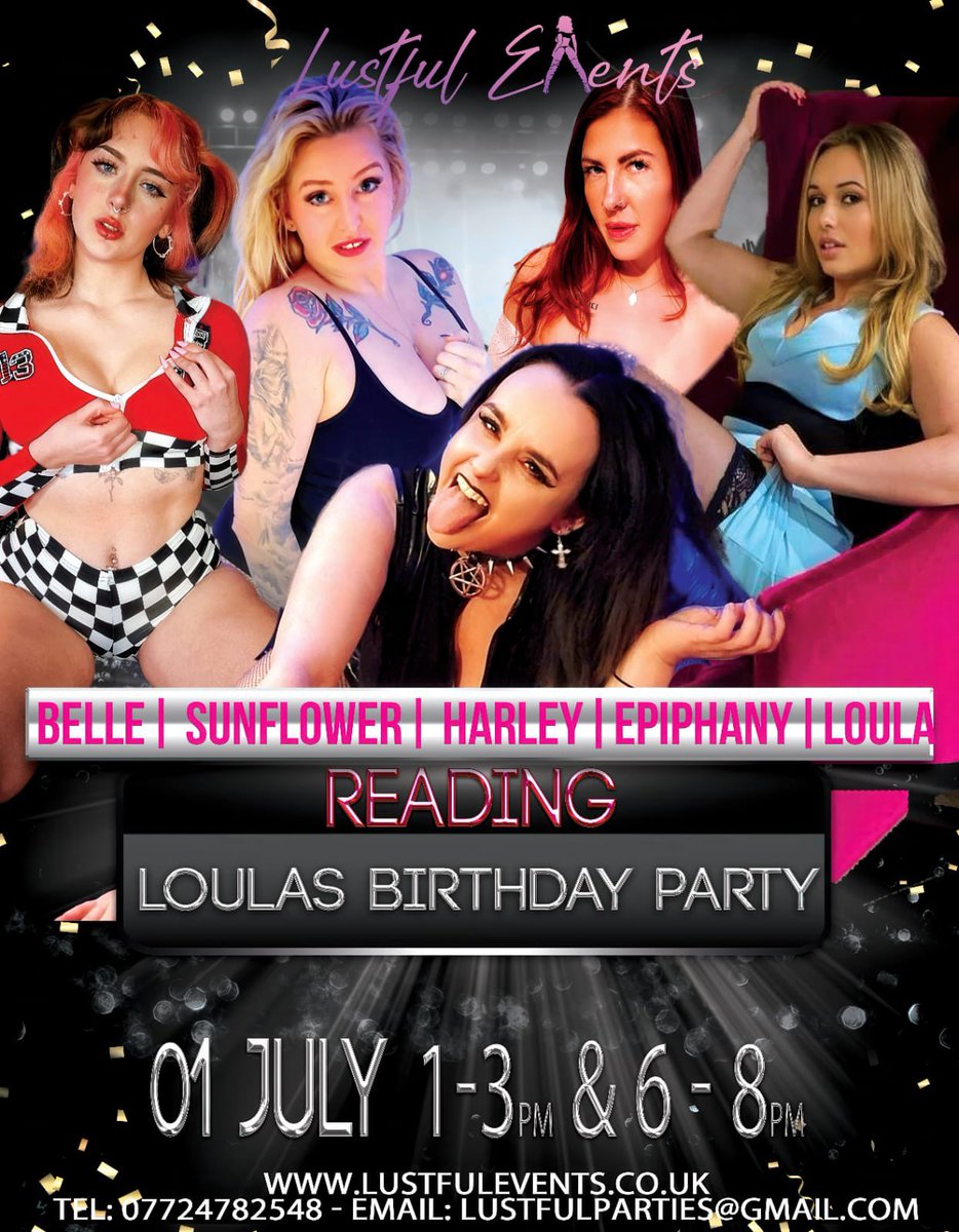It’s Loula’s birthday on Tuesday!
Who’s gonna come celebrate??

1-3 or 6-8

<a href="/loulalouxxx/">loulalouxxx</a> 
<a href="/Sunfl0werDoll/">Sunflower ❀</a> 
<a href="/BelleRReynolds/">𝓑𝓮𝓵𝓵𝓮 𝓡𝓮𝔂𝓷𝓸𝓵𝓭𝓼 💜</a> 
<a href="/Harley_loux/">Harley-Lou_x</a> 
<a href="/epiphany666cb/">Epiphany Jones X</a> 

<a href="/FindGangbang/">🔞 Gangbang Party Promo 🔞</a> <a href="/GangbangGuy/">The Gangbang Guy</a>