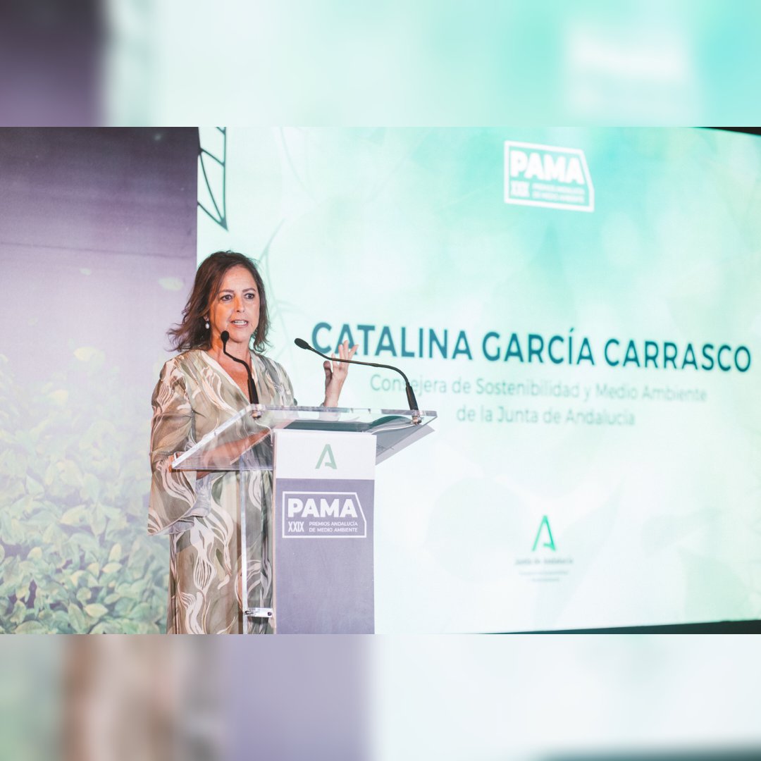 Celebración de los  Premios de Medio Ambiente de Andalucía PAMA 2025 🏅♻️ 🍃 

@medioamband reconoce  la labor de personas, entidades  y proyectos que conservan,  protegen y mejoran nuestro medio ambiente.

 ¡Felicidades a los ganadores!