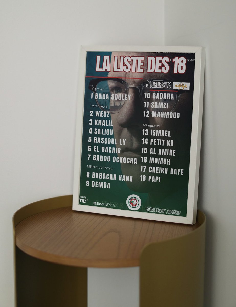 ⚔️ 18  - Demi-finale
Notre moment. Notre combat.
🚨 Tous derrière l’équipe !
🔥 On ne lâche rien.
#Teamsinaloa