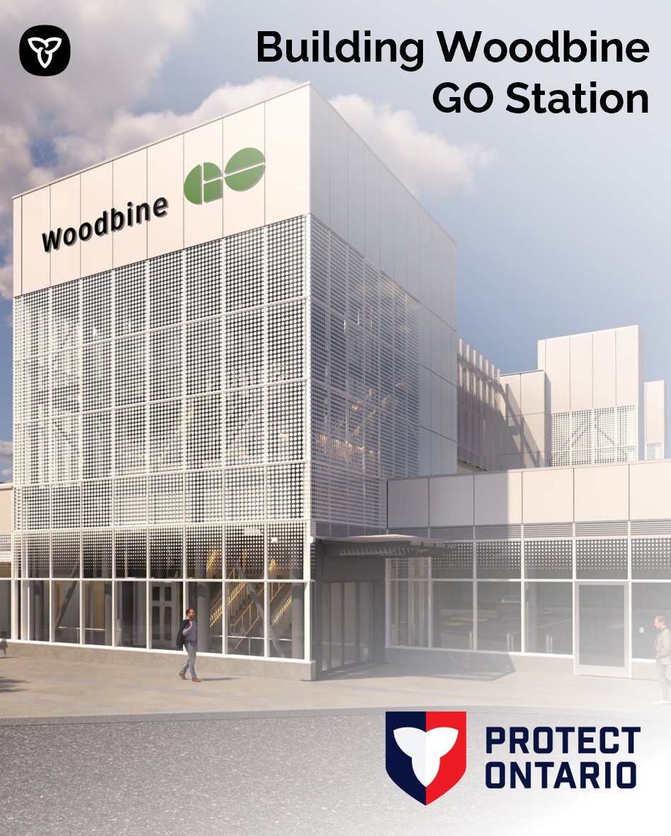 Shovels are in the ground at Woodbine GO!

This major new transit hub will connect commuters in the Greater Golden Horseshoe to jobs, entertainment and opportunities.

Our government will keep building to #protectOntario.

📷: news.ontario.ca/en/release/100…

<a href="/PrabSarkaria/">Prabmeet Sarkaria</a>, @Fordnation