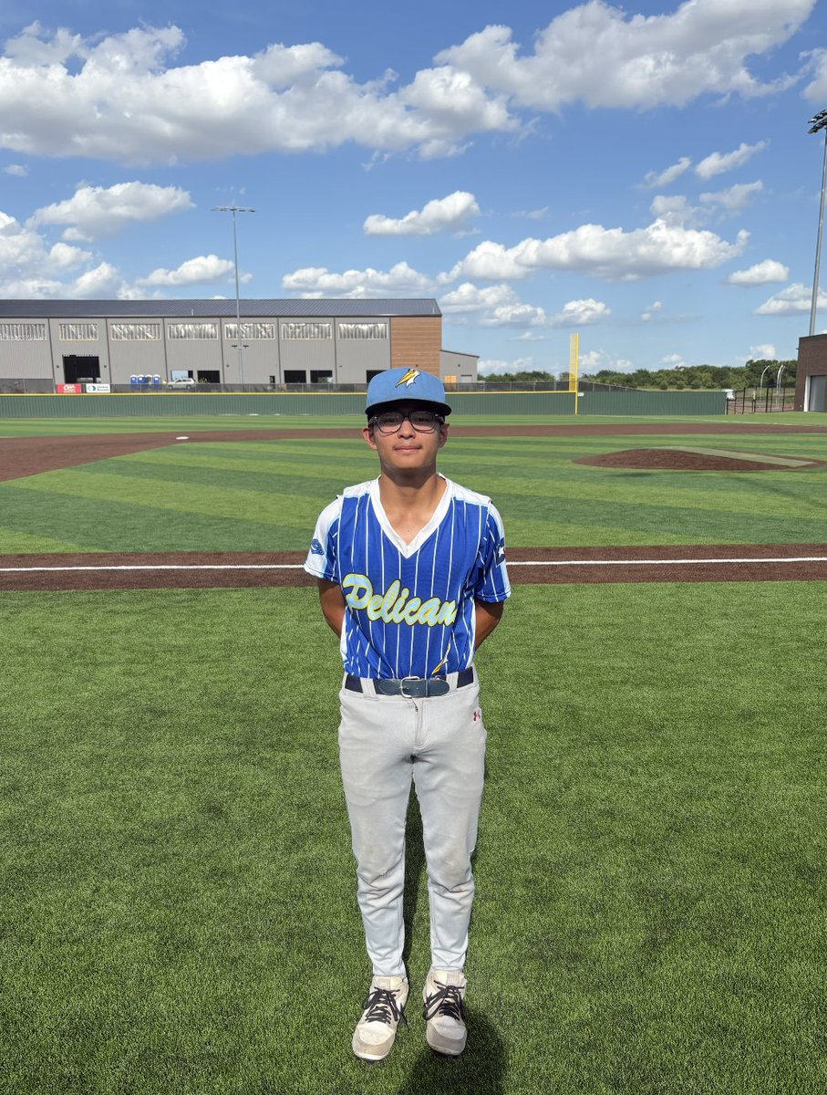 FiveToolTexas's tweet photo. F: Dallas Pelicans 8, Dulins Dodgers Greenway 15U 2
PoG: Ian Reyes 5.0 IP, 8K, 2 ER, 3H https://t.co/xjgaElktOT