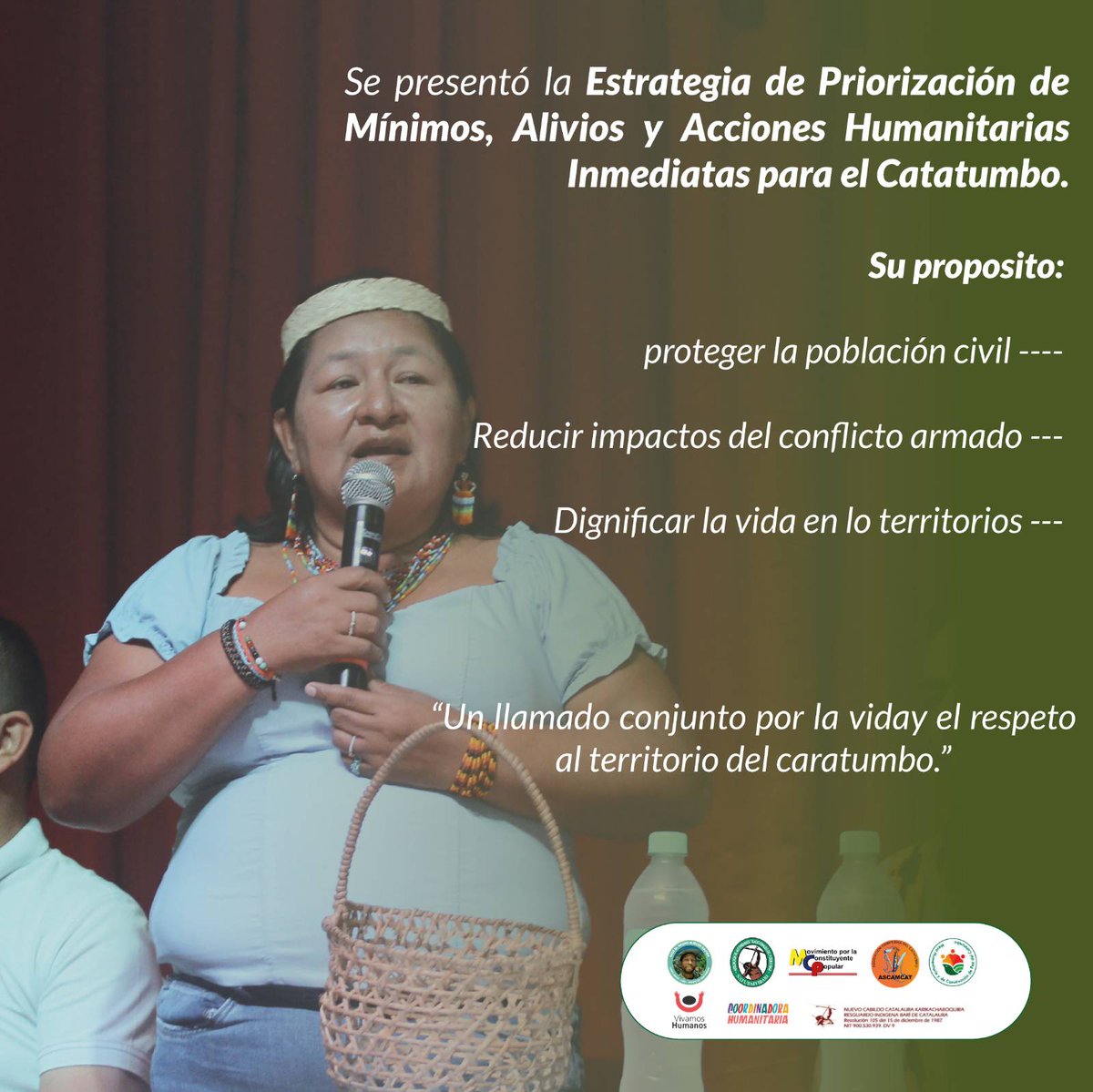 AscamcatOficia's tweet photo. El pasado 21 de junio se llevó a cabo la sesión Ampliada de la mesa humanitaria del Catatumbo, un espacio de diálogo, escucha activa y construcción de la paz por el futuro de la región.

🤝 Organizaciones sociales, institucionalidades nacionales e internacionales y sociedad civil se unieron para seguir tejiendo caminos de paz, desarrollo y presencia integral del Estado.

 Desde la campaña #AbracemosAlCatatumbo, seguimos fortaleciendo los vínculos territoriales y apostándole a una transformación real.✊
