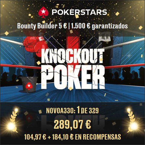 Pinchazo en el bounty builder de 5 pavos de <a href="/PokerStarsSpain/">PokerStars España</a> seguimos