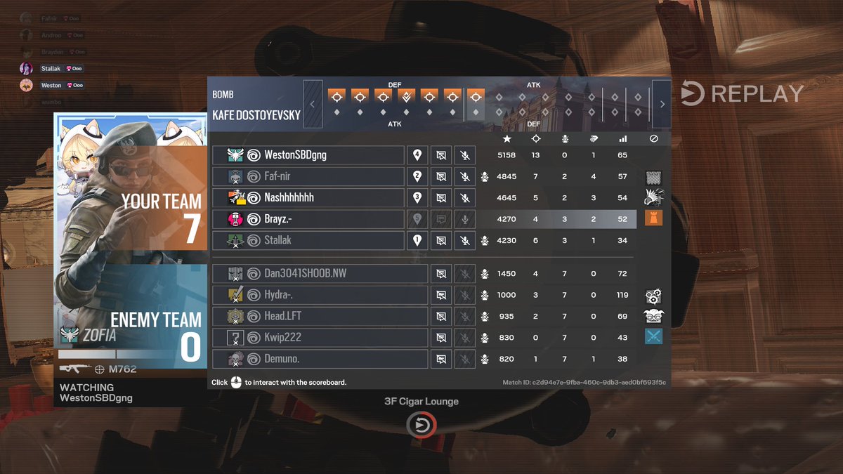 first game got a bye, then play Dan3041 gg