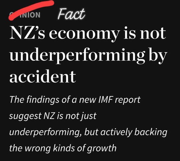 Catherine - Toitū te Tiriti ❤️🖤🤍 (@cathkakariki) on Twitter photo <a href="/NZNationalParty/">NZ National Party</a> Yeah let’s just look 👀 at the Q1 😂😂
Annually the economy is - 1.1%
You can spin it however you like but we can see 👀 the reality of our economy going backwards. <a href="/NZNationalParty/">NZ National Party</a> Yeah let’s just look 👀 at the Q1 😂😂
Annually the economy is - 1.1%
You can spin it however you like but we can see 👀 the reality of our economy going backwards.