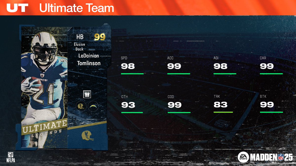 EASPORTS_MUT's tweet image. LT, meet LT 🤝
Ultimate Legends RL20 is yours tomorrow! #Madden25