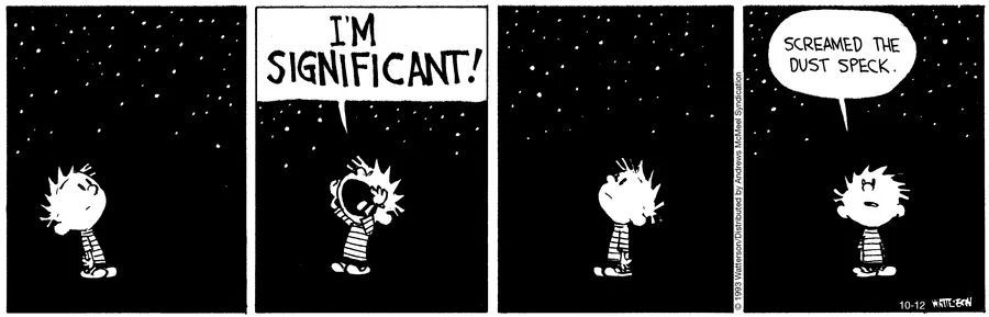 Calvinn_Hobbes's tweet image. Sometimes you just need to scream into the void… even if you’re only a speck.
#CalvinandHobbes40 #ExistentialVibes