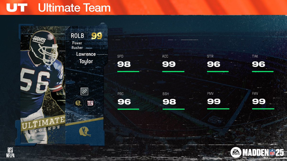 EASPORTS_MUT's tweet image. LT, meet LT 🤝
Ultimate Legends RL20 is yours tomorrow! #Madden25