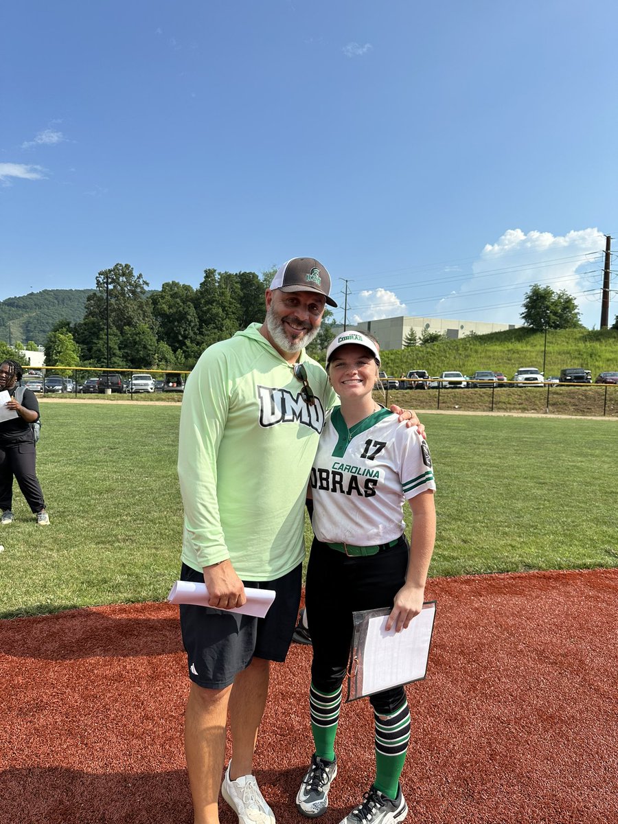 Amazing day at the elite 80 camp! Thanks to <a href="/PACKUPSTATE/">bryan pack</a> for putting on a great camp.
I had a great day continuing to get back in my groove!! Even hit a 💣!!! Thanks to all the coaches for helping with the camp and giving us looks!!!🐍🐍

<a href="/HawkinsChawkins/">Upstate Softball</a> 
<a href="/CoachJDeitz/">Jason Deitz</a>