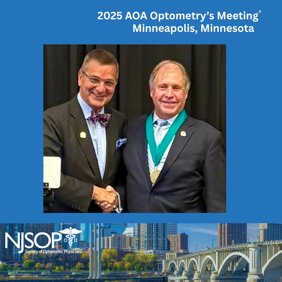 We're thrilled to announce that this evening, Dr. Christopher J. Quinn, OD, FAAO was inducted into the National Optometry Hall of Fame during the AOA Optometry's Meeting®. Congratulations, Dr. Quinn! #OptometryExcellence #HallOfFame