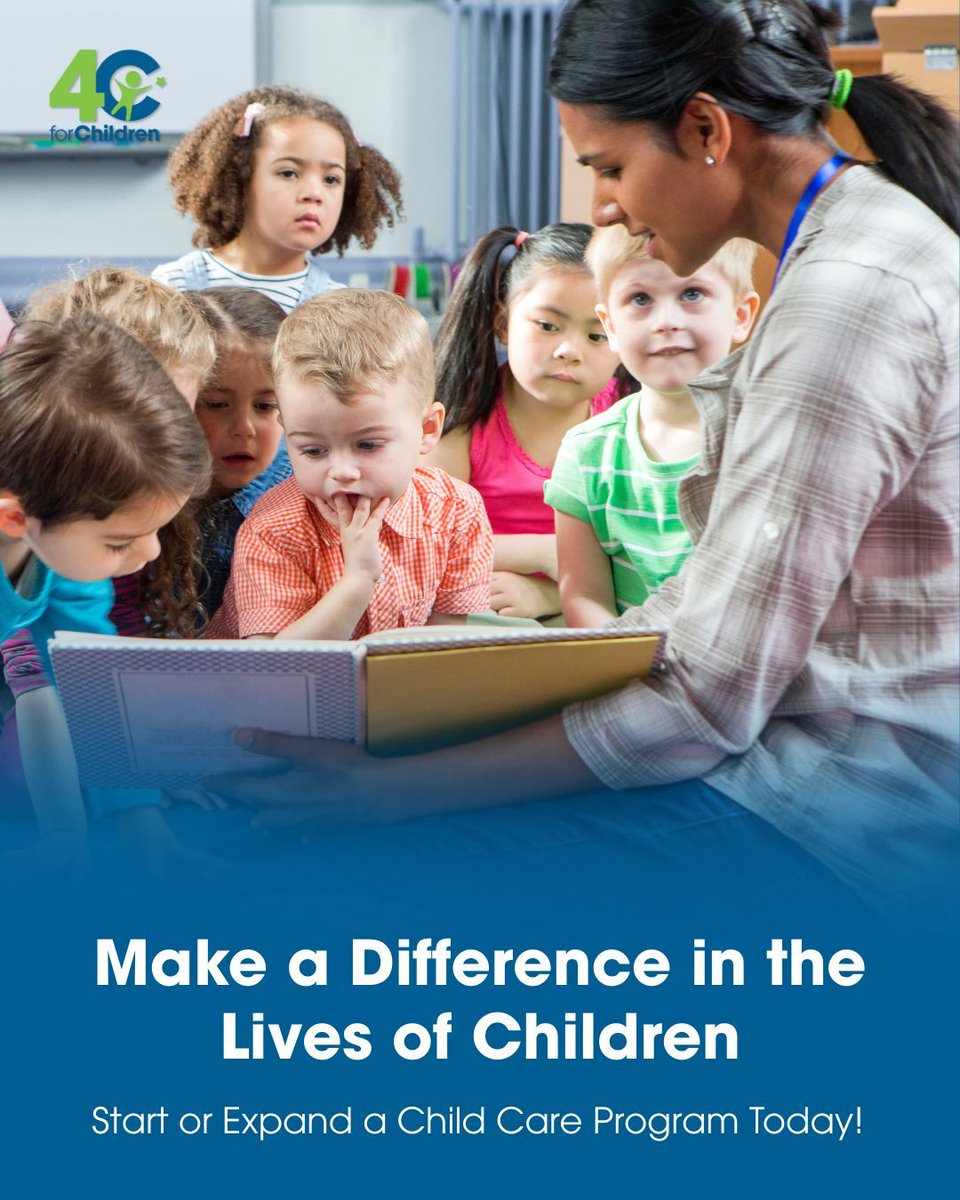 Want to start or expand a child care program? We can help!

Our Business Services team is eager to share information and the resources you need to own and operate your own business or expand your current child care business. Start here: bit.ly/4judHDm