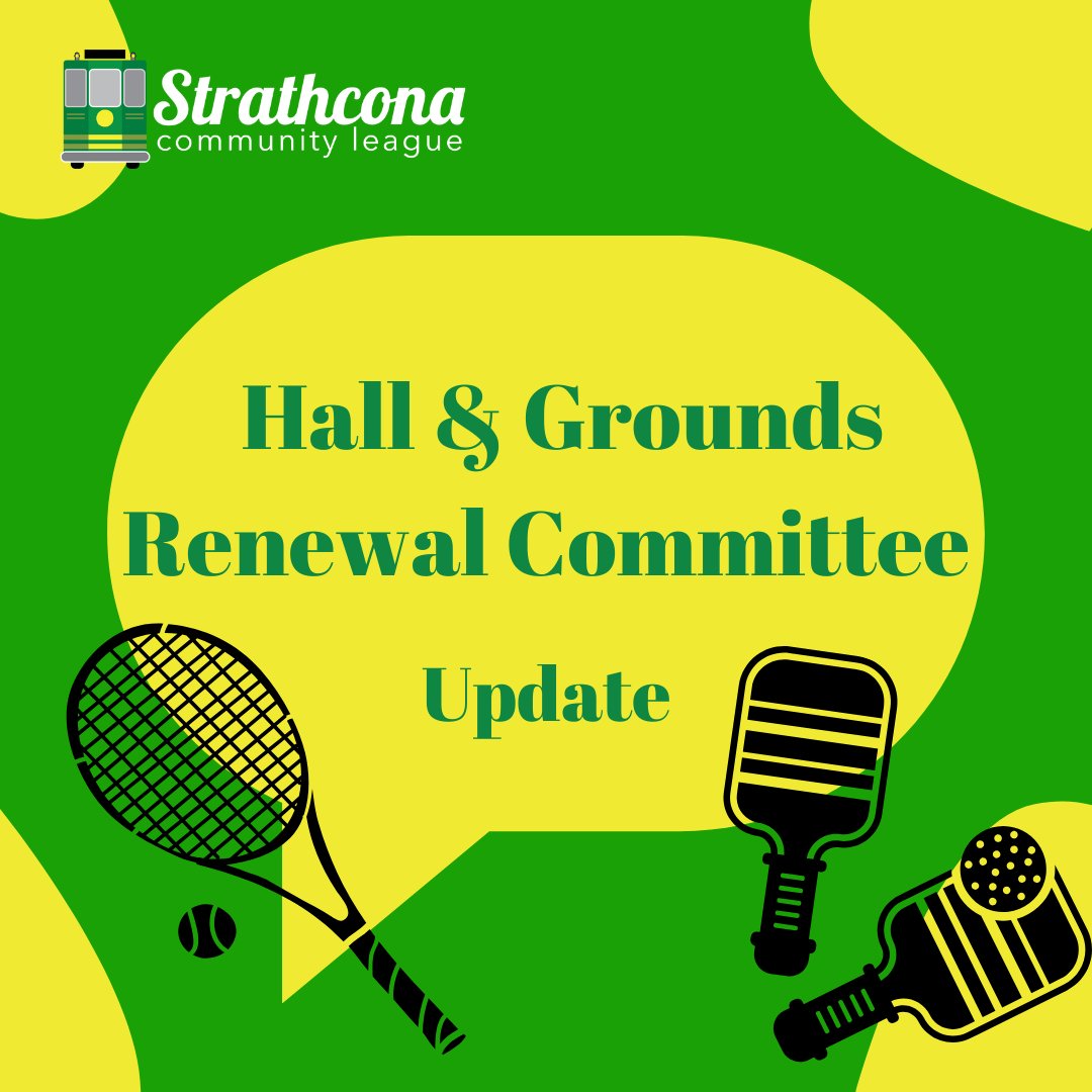 Pickleball and tennis are coming to the Community League!

More details at strathconacommunity.ca/june-2025-hgrc…