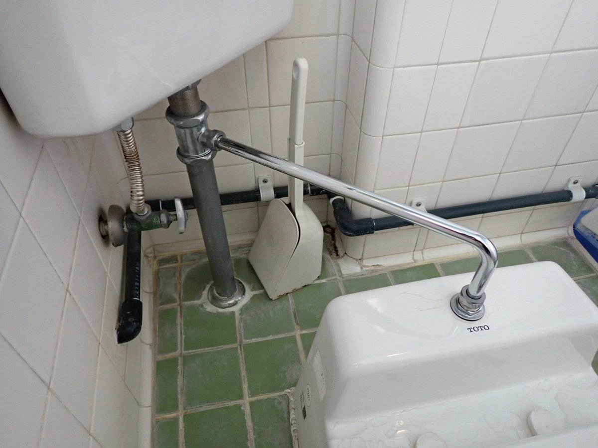 とある薬局のトイレです。スワレットで洋式化されていますが、特殊品