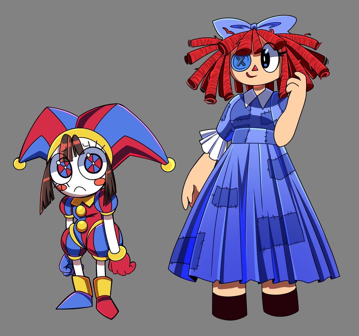 they are surprisingly fun to draw #TADC #TheAmazingDigitalCircus