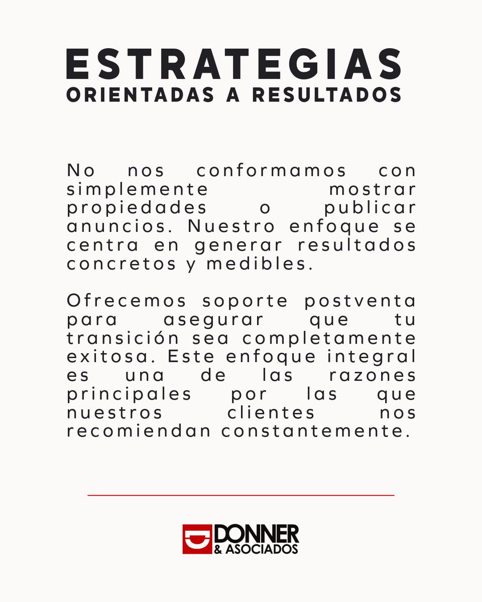 Descubre los beneficios de elegir Donner &amp; Asociados: experiencia comprobada, servicios integrales y enfoque centrado en el cliente. 

Tu experto en bienes raíces de México.