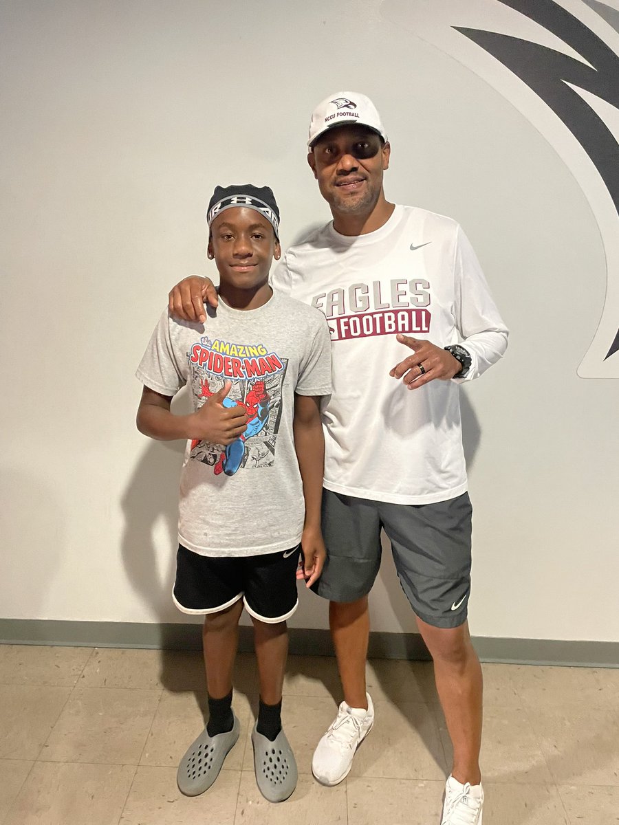 Had a great time at the nccu camp 🔥<a href="/NCCU_Football/">NC CENTRAL FB | 🦅🏆🦅</a>