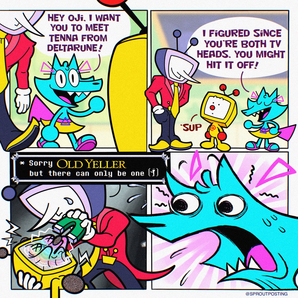 Magnetic personalities #deltarune