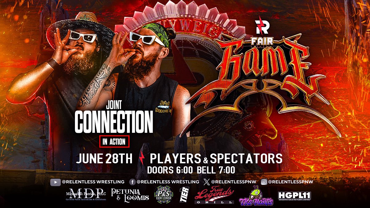 RelentlessPNW's tweet image. The joint connection returns to Spokane tomorrow night!