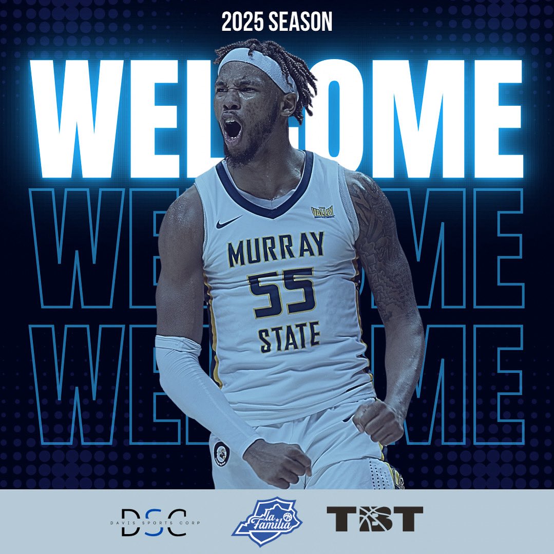 👀 Roster Alert: DJ Burns Joins La Familia!

We’re excited to welcome DJ Burns — a Murray State product — to the La Familia roster!

The 6’7” forward played overseas last season after a standout college career, where he averaged a double-double with 13 points and 11 rebounds per