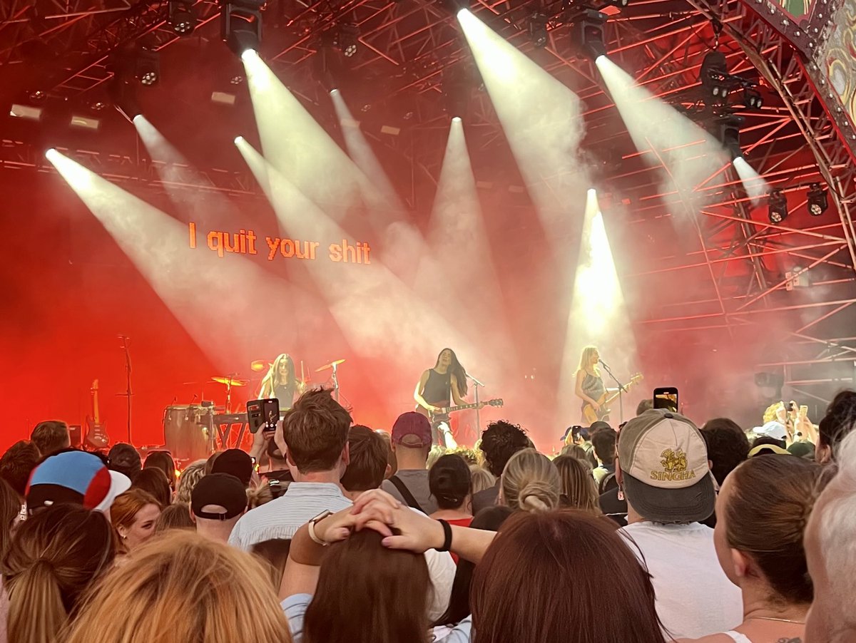Haim at Dreamland, Margate 🤘