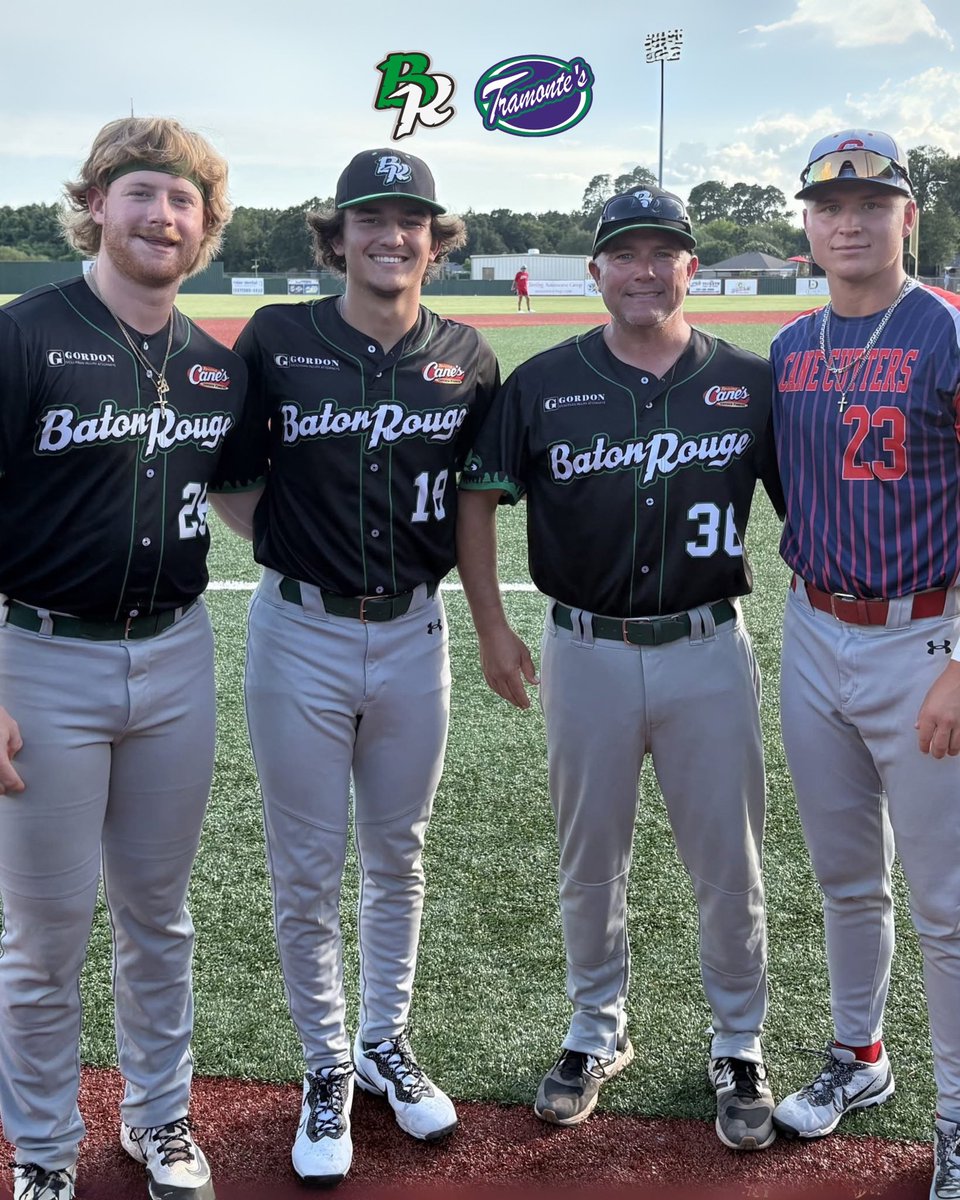 Several LA natives - including Roug players Blaise Priester &amp; Larson Fabre, Assistant Coach Tim Beatty, &amp; Cane Cutters’ Peyton Woods- helped lead the Roug to a 1st half TCL title.

Appreciate Livingston Parish News for showing ’em some love. Read here: livingstonparishnews.com/stories/baseba…