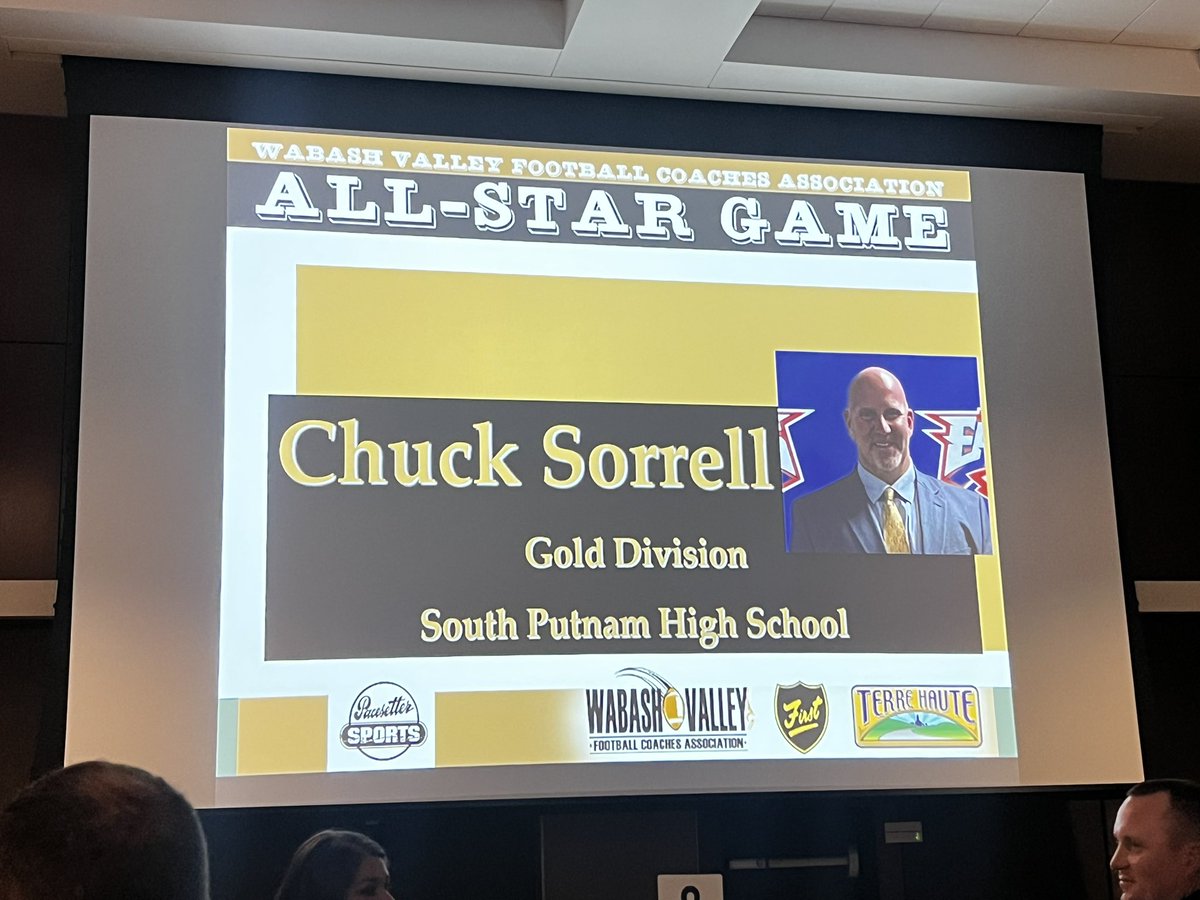 The WVFCA Coaches of the year! 

Black Division - Greg Barrett
Gold Division - Chuck Sorrell