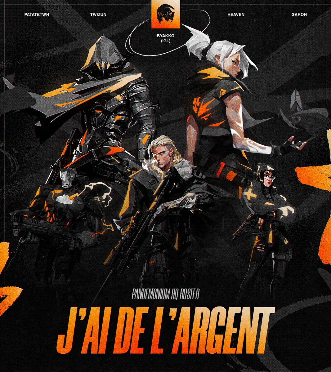 PandemoniumHQ (@pandemonium_aim) on Twitter photo ON A DE L'ARGENT !!!!
Bienvenue nouveau roster valorant :
๐น<a href="/TwiZun/">TwiZun</a>
๐ฅ<a href="/mr_lapatate_/">PatateTWH</a>
๐ค<a href="/ByaKKo_UwU/">Pierre "ByaKKรด"</a> (IGL)
๐ซ<a href="/GarohVLR/">garoh ๐ฉ๐ช</a>
๐ฌ๏ธ<a href="/heaveNxVLR/">heaveN</a>
๐ง <a href="/Arkhitekt56/">Lucifer 'LuciferDMN' Diamandis</a>
๐ <a href="/Coachwassou/">Wassou</a>
๐ฉ <a href="/_Ch4cha_/">Cha ๐ฆ</a> ON A DE L'ARGENT !!!!
Bienvenue nouveau roster valorant :
๐น<a href="/TwiZun/">TwiZun</a>
๐ฅ<a href="/mr_lapatate_/">PatateTWH</a>
๐ค<a href="/ByaKKo_UwU/">Pierre "ByaKKรด"</a> (IGL)
๐ซ<a href="/GarohVLR/">garoh ๐ฉ๐ช</a>
๐ฌ๏ธ<a href="/heaveNxVLR/">heaveN</a>
๐ง <a href="/Arkhitekt56/">Lucifer 'LuciferDMN' Diamandis</a>
๐ <a href="/Coachwassou/">Wassou</a>
๐ฉ <a href="/_Ch4cha_/">Cha ๐ฆ</a>