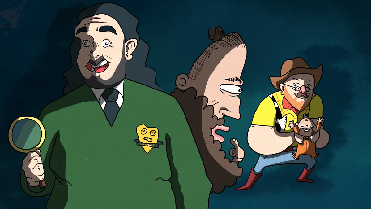 Kea Comics (@keacomics) on Twitter photo Uh oh, Mark's baby boy has been kidnapped! How will Zach and Mark find Cowdoy, the master of disguise? #fanart #auntydonna #cowdoy <a href="/AuntyDonnaBoys/">Aunty Donna</a> <a href="/ZacharyRuane/">Zachary Ruane 🪱</a> <a href="/thefootywithbro/">The Footy with Broden Kelly</a> Uh oh, Mark's baby boy has been kidnapped! How will Zach and Mark find Cowdoy, the master of disguise? #fanart #auntydonna #cowdoy <a href="/AuntyDonnaBoys/">Aunty Donna</a> <a href="/ZacharyRuane/">Zachary Ruane 🪱</a> <a href="/thefootywithbro/">The Footy with Broden Kelly</a>