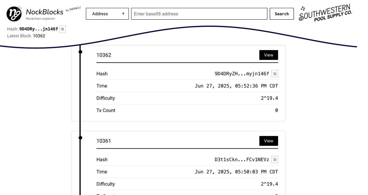 Nockblocks for <a href="/nockchain/">Nockchain</a> is now live. Go explore.
