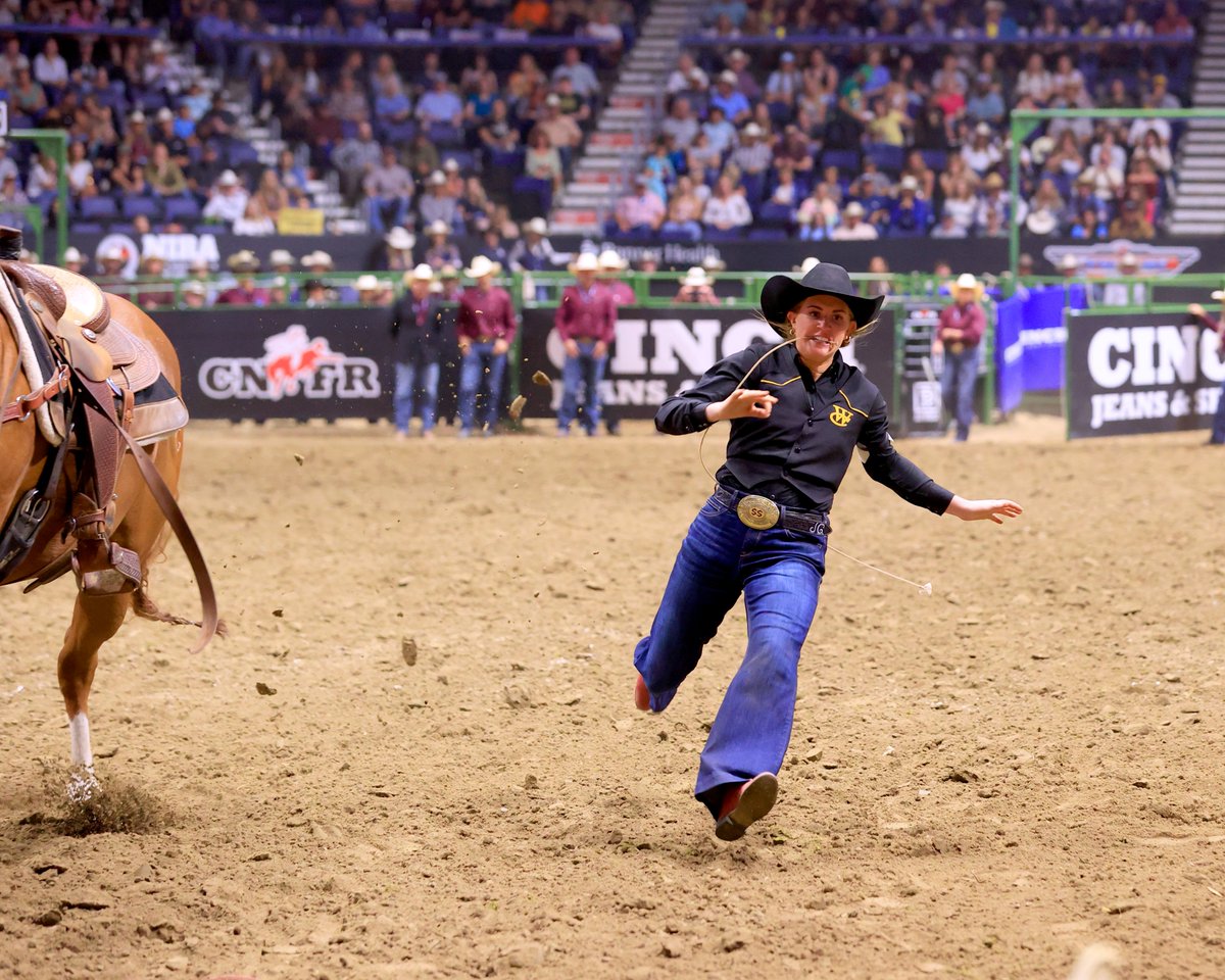 WCCoyotes's tweet image. Check out these great shots of Jacee Graff at the CNFR where she won the reserve national championship in goat tying, finishing in second place.