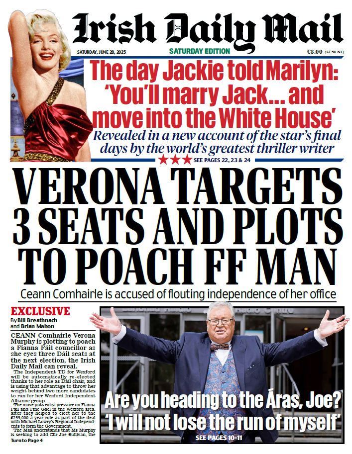 In Saturday's Mail