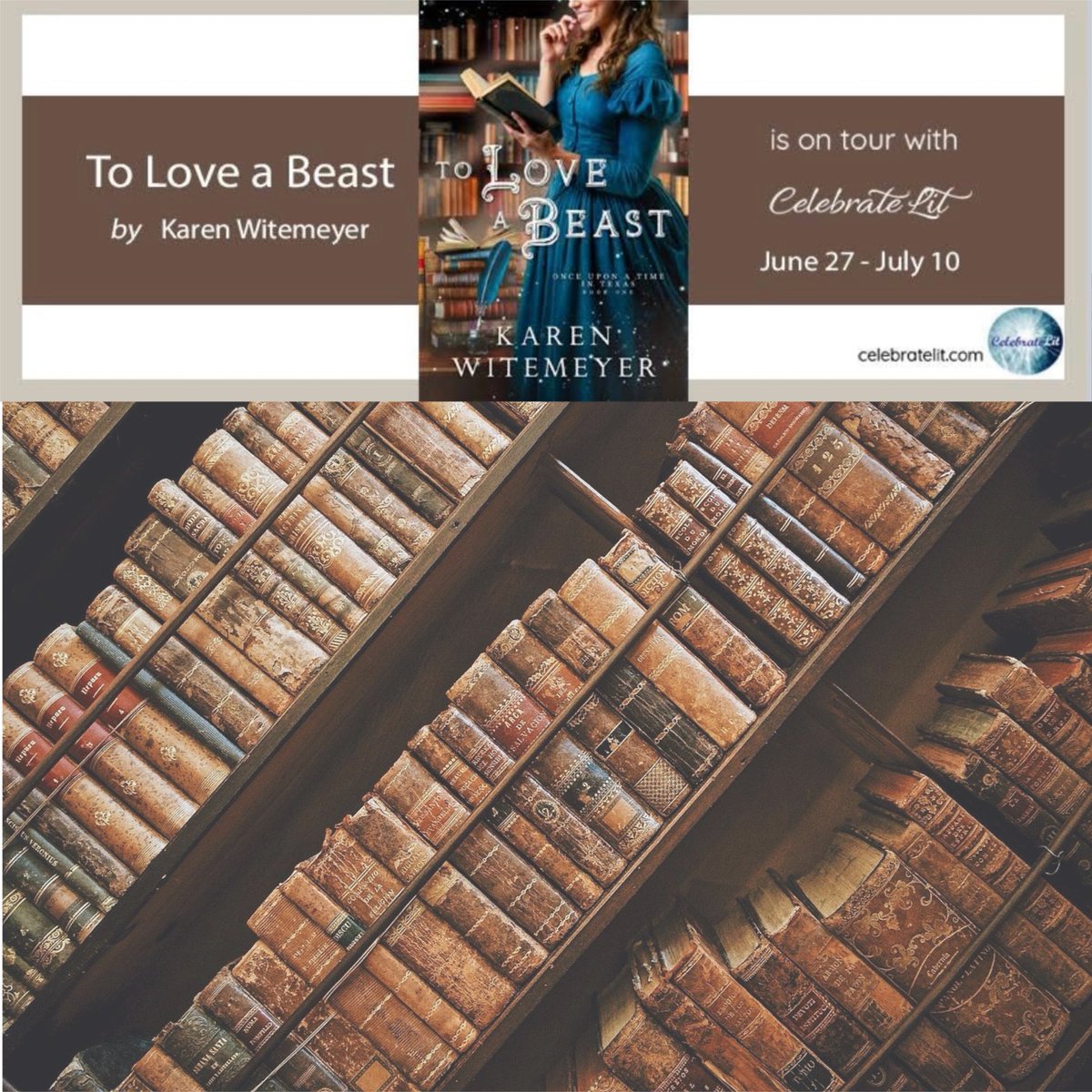 Betsy Tieperman (@betsytieperman) on Twitter photo Wonderful Beauty and the Beast retelling, now on tour with Celebrate Lit!
#toloveabeast #authorkarenwitemeyer #onceuponatimeintexasseries #hopeandlightpublishing <a href="/Celebrate_Lit/">Celebrate Lit</a> Wonderful Beauty and the Beast retelling, now on tour with Celebrate Lit!
#toloveabeast #authorkarenwitemeyer #onceuponatimeintexasseries #hopeandlightpublishing <a href="/Celebrate_Lit/">Celebrate Lit</a>