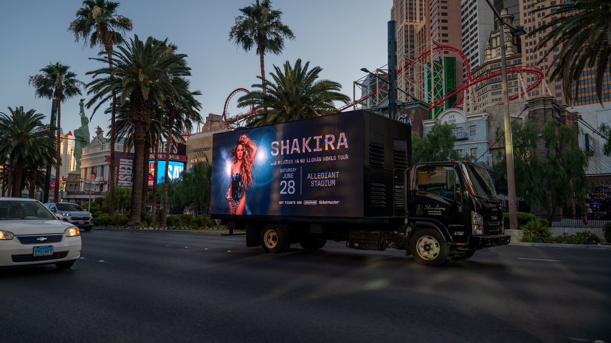 The city is #buzzing about <a href="/shakira/">Shakira</a> at Allegiant Stadium tomorrow! Get your tickets here 👉 ticketmaster.com/shakira-las-mu…