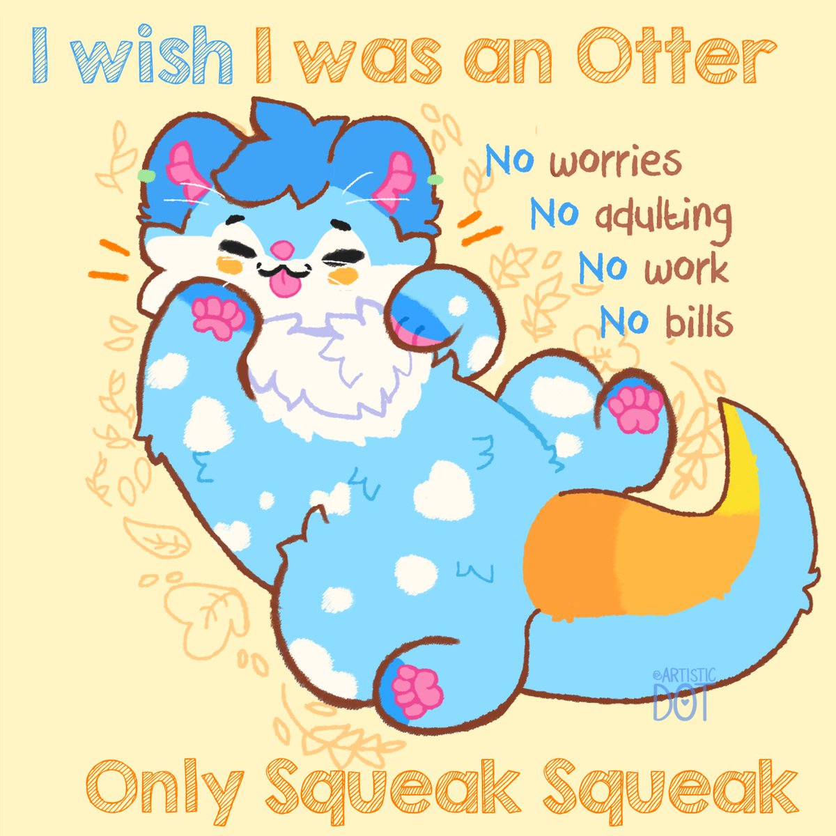 artistic_dot's tweet photo. Only Squeak Squeak!

ℹ️ Slots of this YCH for July!
45 U S D! ⚠️Any species! As long as you know their sound! (woof, meow, oinc, etc) https://t.co/Icbekk2kiN