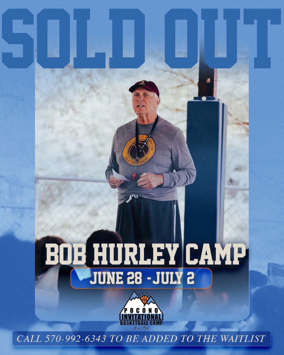 poconoinvite's tweet image. 🚨 Coach Hurley’s first session is officially SOLD OUT!
👉 Don’t wait to LOCK IN your spot for session 2 in August 

🔗poconoinvitational.com