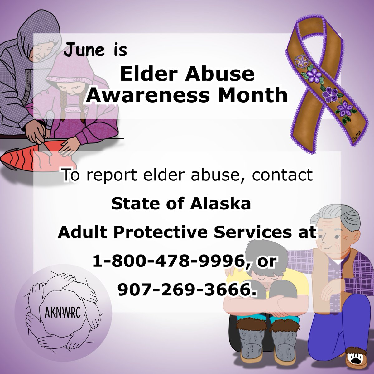 If you are an Elder being abused or know of an Elder being abused, there is help available.
