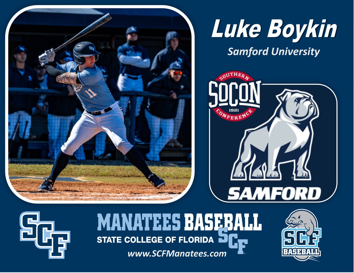 SCF Baseball (@scfbaseball) on Twitter photo Luke Boykin commits to <a href="/SamfordBaseball/">Samford Baseball</a> and will bring with him big power for the Dogs. Boykin drove 18 baseballs out of the yard this spring for the #TEES and is a very good defender in the outfield. Great sign!! <a href="/SCFManatees/">SCF Manatees</a> Luke Boykin commits to <a href="/SamfordBaseball/">Samford Baseball</a> and will bring with him big power for the Dogs. Boykin drove 18 baseballs out of the yard this spring for the #TEES and is a very good defender in the outfield. Great sign!! <a href="/SCFManatees/">SCF Manatees</a>