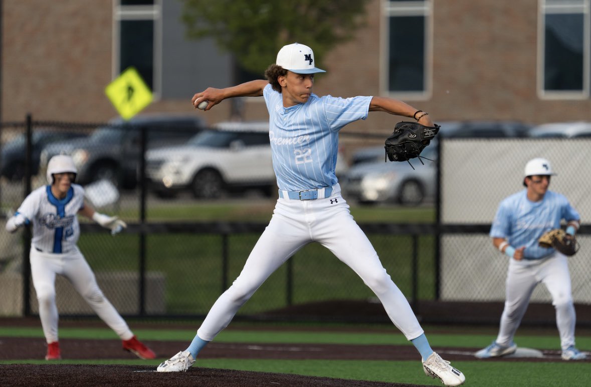 <a href="/MatthewT_22/">Matthew Thompson</a> through 2 starts, 3rd is scheduled tomorrow at 3:45pm at Rockford HS. 

2-0
9.2 IP 
12K/5BB 
2.17 ERA 
1.13 WHIP 

Arm to watch. Period.