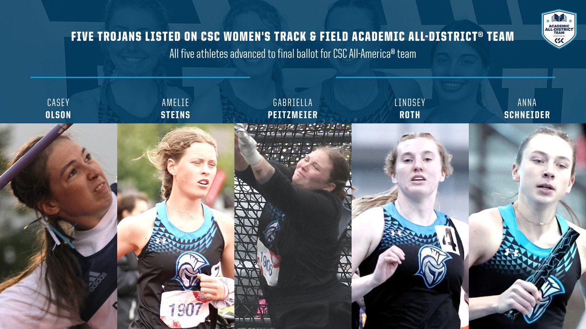 Dakota State University Athletics (@dsu_trojans) on Twitter photo 👟📚: Congratulations to all five <a href="/DSU_XCTF/">DSU T&F/XC</a> women's athletes on being named to 2025 CSC Academic All-District® Track & Field/XC team
The Academic All-America® will be announced in July
📰 tinyurl.com/39f89pjm
#TrojanNation⚔️ #TheRightWayToPlay 👟📚: Congratulations to all five <a href="/DSU_XCTF/">DSU T&F/XC</a> women's athletes on being named to 2025 CSC Academic All-District® Track & Field/XC team
The Academic All-America® will be announced in July
📰 tinyurl.com/39f89pjm
#TrojanNation⚔️ #TheRightWayToPlay