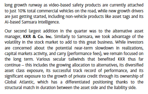 _iinvested's tweet photo. 1Q'25 Baron Fifth Avenue Growth Fund on $LLY, $IOT, $KKR

More fund letters here:
https://t.co/NM0463QOZj https://t.co/ZVPAbKwncr