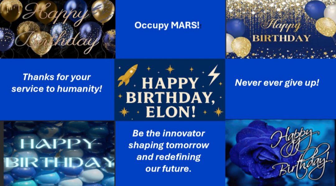 Happy Birthday, June 28, Mr. Elon Musk!

#Tesla
#DrDenise