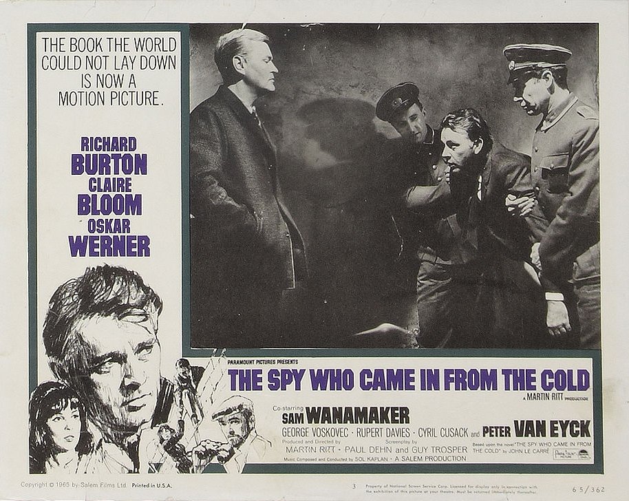 ColinW83's tweet image. Late night DVD watch.
#thespywhocameinfromthecold #johnlecarré #richardburton #clairebloom #oskarwerner #paramountpictures