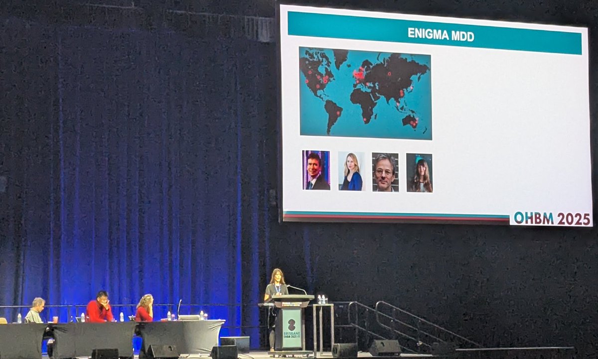 Massive shoutout to Elena Pozzi for leading such a comprehensive look at MDD brain connectivity with the ENIGMA consortium. Global collaboration, big sample, and important insights into how depression reshapes the brain. #OHBM2025