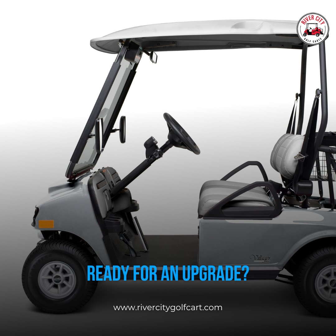 CartsRiver's tweet photo. Ready for an upgrade? Whether you’re looking for more features, better performance, or a fresh look, we’ve got the perfect cart for you.

Stop by today and let’s get you rolling in style!

#TradeInUpgrade #GolfCartDeals #DreamRide https://t.co/KF7RolhWFz